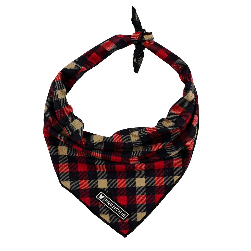 Frenchie Cooling Bandana - Cabin Plaid