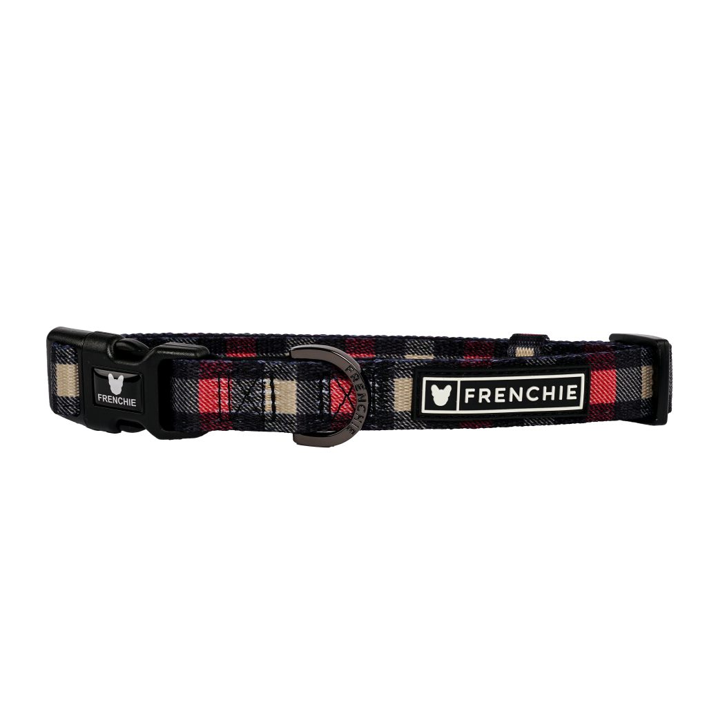 Frenchie Comfort Collar - Cabin Plaid