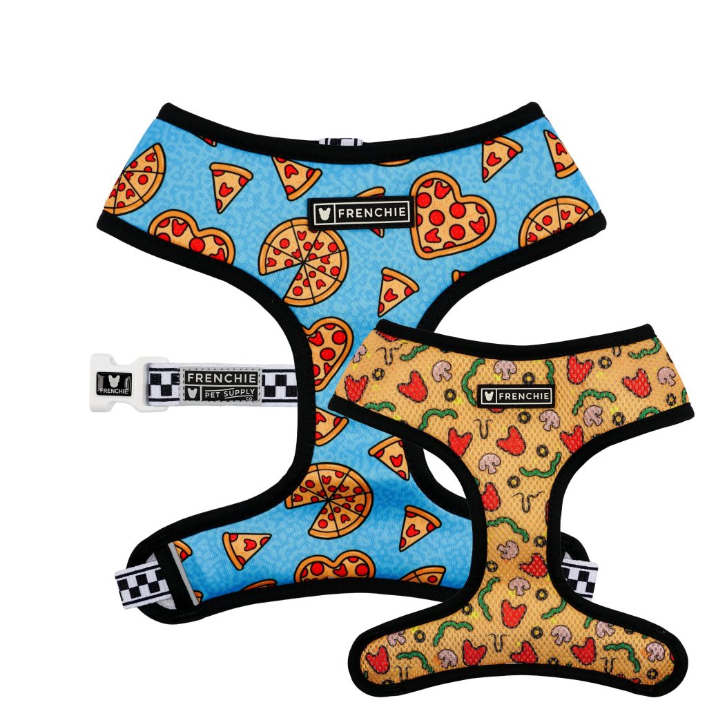 Frenchie Duo Reversible Harness - New York Pizza